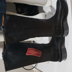 New High Quality Mens Leather Boots Boulet